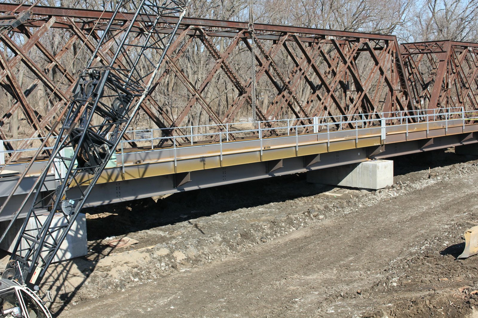 New bridge during construction